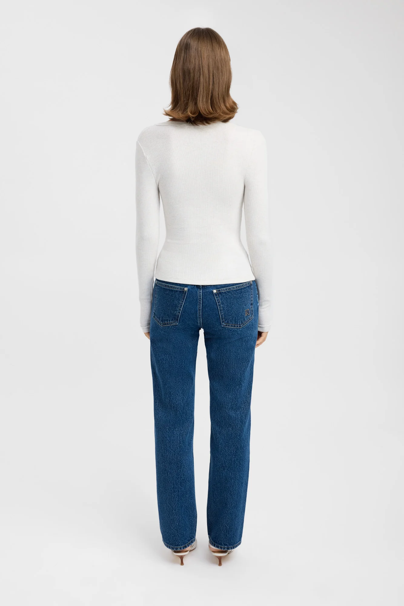 Bec Button Long Sleeve Top - Image 3