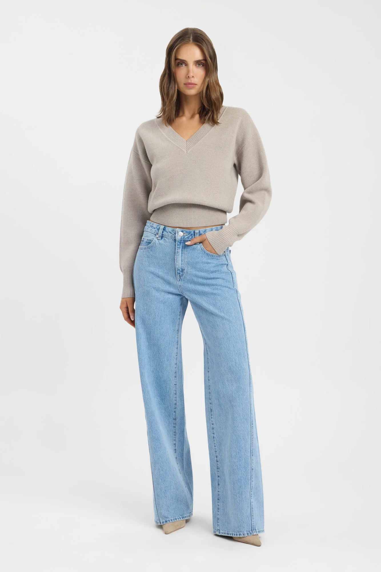 Dalton Vee Jumper - Image 3