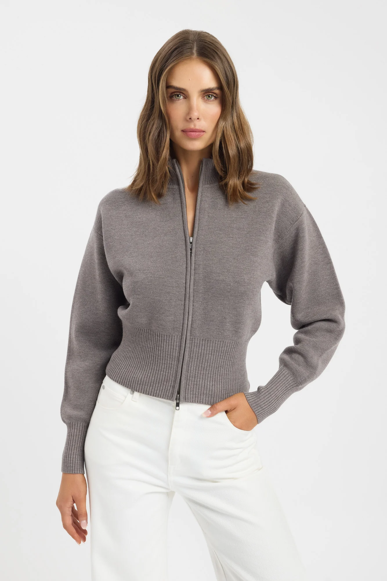Dalton Zip Cardigan - Image 3